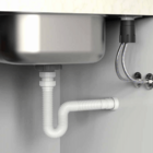 Sifão Censi Tubo Extensível Com Suporte Branco 2m