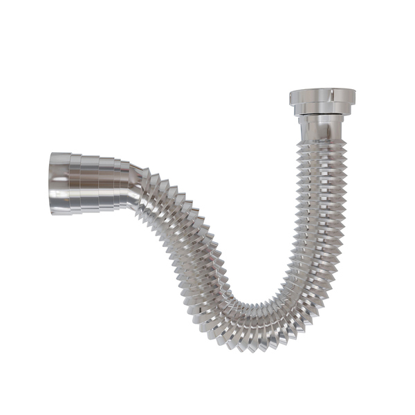 Sifão Click Universal Flexível Instala Fácil Cromado Estrela