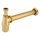 Sifão Com Copo Para Banheiro 30cm Gold Fani