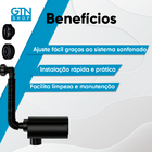 Sifão Copo Blukit Tubo De Parede Extensivo Universal Para Lav