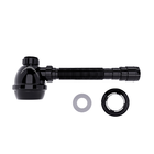 Sifão Copo Blukit Tubo Extensivo Universal Flexível Preto