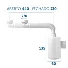 Sifão Copo Cromado Parede Lavatório 7/8 X Dn38 Blukit - 031703