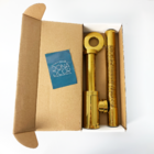 Sifão Copo Dourado Metal 7/8 Pol Com Tubo Ajustável Para Pia