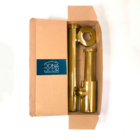 Sifão Copo Dourado Premium 1 1/4 Cuba Pia Lavatorio Banheiro