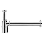 Sifão com Copo para Cozinha Metal Rígido Cromado 1.1/2"x1.1/2" Docol