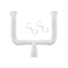 Sifão Duplo Sanfonado Extensível Docol 1231826 72cm Branco Un