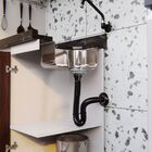 Sifão Extensível Universal Blukit (preto)