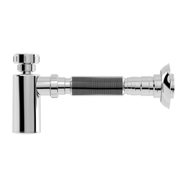 Sifão Extensível Universal Com Copo (blukit Cromado)