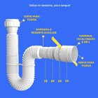Sifão Extensível Universal Com Copo (blukit Cromado)