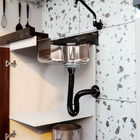 Sifão Flexível Blukit Tubo Extensivo 70cm Universal Preto