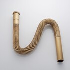 Sifão Flexível para Pias, Lavabos e Cubas Bronze Antigo F5002B