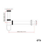 Sifao Kimetais Pia Cozinha 11/2 X 11/2 30cm Cromado 1680