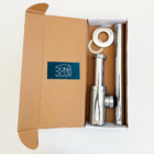 Sifão Lavatorio Cromado Metal 1 1/4 Cuba Aparente Pia Suspens