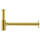 Sifão Metálico Com Copo Para Banheiro (Line Dourado)