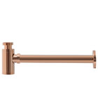 Sifão Metálico Com Copo Para Banheiro (Line Rosé Gold)