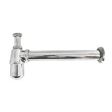 Sifão Metálico Fixo Para Banheiro Com Copo 7/8" X 1 1/4" Com