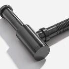 Sifão Metálico Flexível Com Copo Para Banheiro (line Grafite