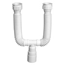 Sifão Multiuso Duplo Branco Krona - Unico