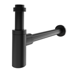 Sifão Para Banheiro Rígido em Aço Inox Preto 7/8"Equation