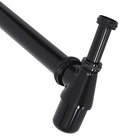 Sifão com Copo para Banheiro Preto Brilhante 1x1.1/2" 30cm Fani