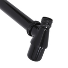 Sifão com Copo para Banheiro Preto Brilhante 1x1.1/2" 30cm Fani