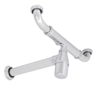 Sifão com Copo para Cozinha Rígido Metal Cromado 1.1/2" 35,8cm Esteves