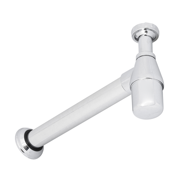 Sifão com Copo para Cozinha Rígido Metal Cromado 1.1/2"x2" 30cm Esteves