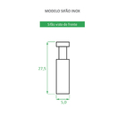 Sifao Para Cuba De Banheiro - Cor Dourado Brilho - Feito Em A