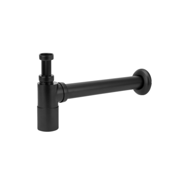 Sifão Para Lavatório 1xdn40 30 Cm Preto Fosco