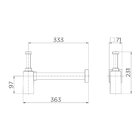 Sifão Para Lavatório Docol Square 90006360048 Grafite Polido