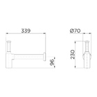 Sifão Para Lavatório Docol Top 322648 Grafite Polido