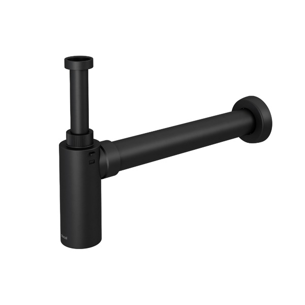 Sifão para Lavatório Rígido Metal Preto 7/8"x1.1/2" Top Ônix Docol