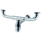 Sifão para Pias de Cozinha Rígido cromado  Metal 1.1/2" 1.1/2" ou 2" 30cm Esteves