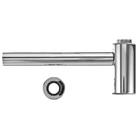 Sifão para Tanques Rígido Cromado Metal 1.1/4'' 1.1/2'' 30cm Fabrimar