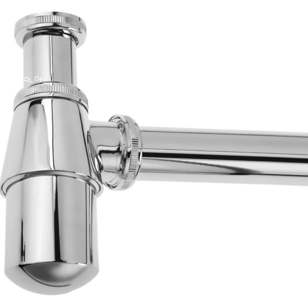 Sifão Pia Cozinha Americana Metal Cromado  1.1/2 X 2'' Pol.