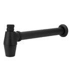 Sifão Pia Tanque Lavanderia Metal Black/preto 1.1/4 X 2''