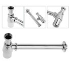 Sifão Pia Tanque Lavanderia Metal Copo Cromado 1.1/4 X 1.1/2