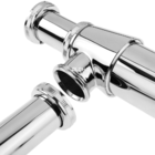 Sifão Pia Tanque Lavanderia Metal Cromado 1.1/4 X 1.1/2''