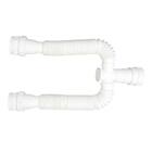 Sifão Plastilit Extensível Universal Duplo Branco Dn40/48/50