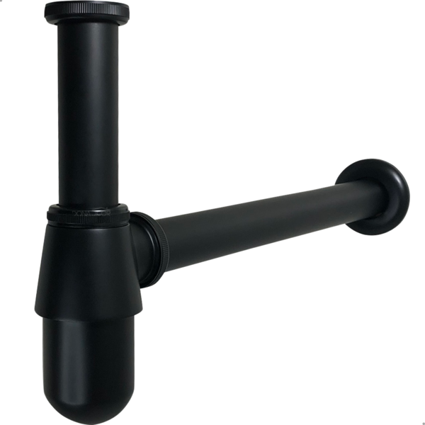 Sifao Preto Copo Metal 7/8 Pia Suspensa Banheiro Cuba Esculpi