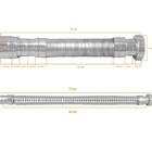 Sifão Sanfonado Cozinha Lavatório Tanque Extensível Ate 70 Cm