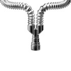 Sifão Sanfonado Duplo Click Universal P/ Pia Cromado Estrela