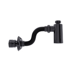 Sifão Sanfonado Extensível Blukit Com Copo 48cm Preto Univers