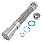 Sifão Sanfonado Extensivo Universal Cromado - Pia Cuba Tanque