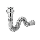 Sifão Sanfonado Flexível Cromado Cozinha Pia Banheiro Tanque