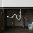 Sifão Sanfonado Flexível Cromado Cozinha Pia Banheiro Tanque