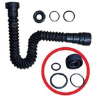 Sifão Sanfonado Luconi Universal Ajustável Branco