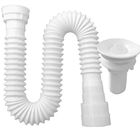 Sifão Sanfonado Multiuso 52cm Branco Com Valvula