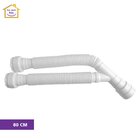 Sifão Sanfonado Multiuso Duplo 80cm Branco