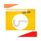 Sifão Sanfonado Pia Flexível Extensível Universal Branco